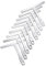 QUETTO Guitar Radius Gauge Set, 9-Piece Universal Tool for Guitar Repair