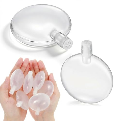 Xindojuz 15 PCS 50mm Replacement Squeakers for Dog Toys, Plastic Toy Noise Maker Plush Toy Repair Reed Insert Airbag Replacement for Pet Supply Dog Cat Toys Repairing (Round)