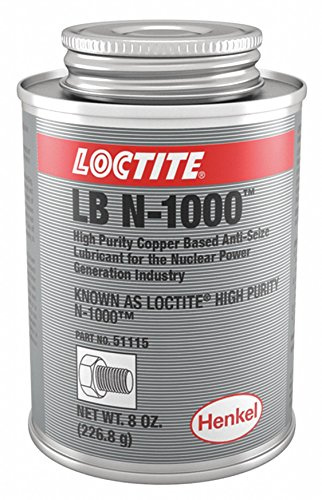 Loctite LB N-5000 Paste Anti-Seize Lubricant - 8 oz Can - Formerly Known as Loctite High Purity N-1000 - 51115 [PRICE is per BOTTLE]