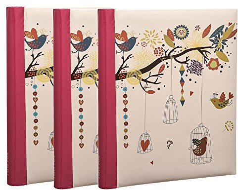 Self-Adhesive Photo Albums with Totalling 60 Sheets/120 Sides, By Arpan (Vintage Art Deco Style)