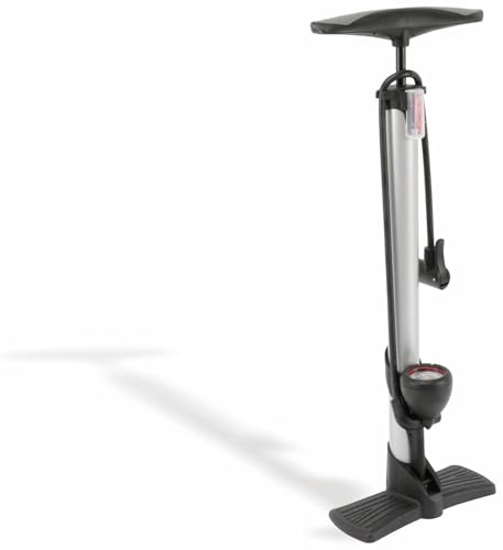 Filmer Standluftpumpe Air Flow, Silber/Schwarz, One Size