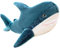 Riesenhai Plüsch Kissen Stofftier Gefüllte Blauhai Tier Kissen Bequemes Schlafkissen Rückenkissen Puppe Geschenk für Kinder (Blue, 60cm/23.62inch)