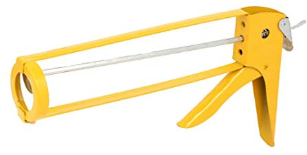 Ruilogod Home Industrial Home Spring Chargé Double colonne Glue Caulk Pistolet Handy Tool