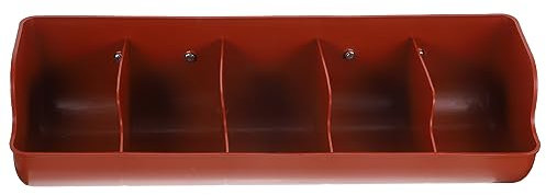 Happyyami Ferkelfutterstation Aus Kunststoff Robuster Futtertrog Für Schweine Und Langlebig Für Tierfütterung Dem Bauernhof Fach-kompartiment Für Effizientes Füttern