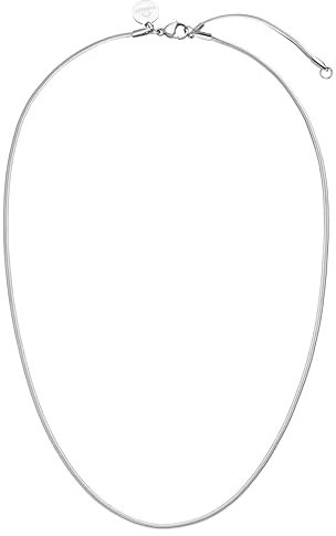 Purelei® Sleeky Kette Damen (Silber) – Halskette Damen aus langlebigem Edelstahl – Wasserfeste Kette – 40-45 cm Länge verstellbar – Halskette für deinen individuellen Look