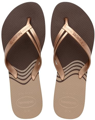 Havaianas - Elegance Print, Stylish, Durable, and Comfortable Flip-Flops, with Stylish Straps and Non-Slip Sole, Women