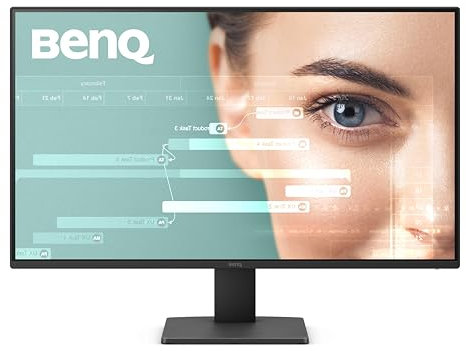 BenQ GW2791 Monitor de Cuidado Ocular IPS FHD 100Hz de 27 Pulgadas, 1080p, HDMI, DisplayPort, 1080 x 1920, Bisel Ultra Delgado, Certificado TUV, sin Parpadeo, luz Azul Baja Plus, Cuidado de los Ojos