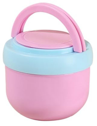 Insulated Food Jar | Microwavable Leak Proof Vacuum Jar | Insulated Thermal Lunch Soup Bowl | for Travel Daily Commuting Camping School Home Office School