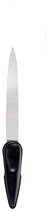 Seki EDGE SS-404 | Made in Japan | Multifunktionale Nagelfeile gebogen | Edelstahl-Nagelfeile mit Kunststoffgriff | Handgeschärft in Japan | Grobe & feine Seite