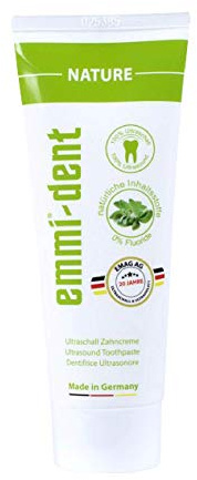Emmi-dent Ultrasonic Toothpaste with Nano-Bubbles (Nature Extra Mild with no Fluoride, 1 Pack)