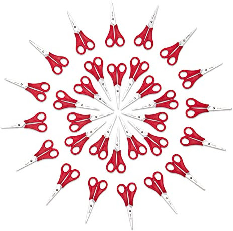 Betzold - Bastel-Scheren aus Edelstahl - Bastelschere Schere Papierschere Gruppenset