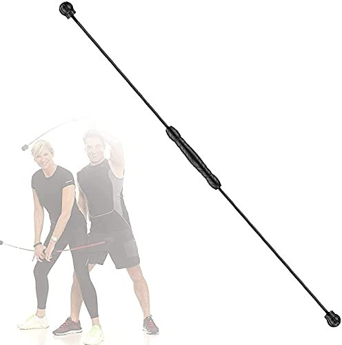 Swing Stick Barra Oscilante para Entrenamiento Práctica barra flexible elástica, barra de temblor de fitness para el hogar con vibración de alta frecuencia, barra paralela abdominal, barra tonifica