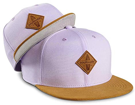 Soulbuddy Cap Damen Cap Kinder – 2er-Set Familien Outfit Set – Muttertagsgeschenk – Geschenke zum Muttertag – Mama Geschenk – Flieder – One Size und Kids L