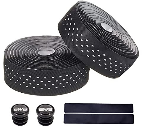 PLATTBK Cycling Fahrrad Lenkerband Rutschfest und Stoßdämpfend für MTB Rennrad und Urban Cycling Inkl Abklebeband und Lenkerstopfen