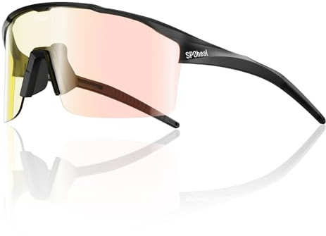 SPOheal Occhiali da ciclismo Fotocromatici per Bicicletta MTB UV 400 TR90 Occhiali Da Sole Sportivi