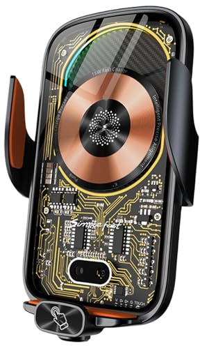 Magnetisk telefonladdare, bil telefonfäste, luftventil mobiltelefonhållare, 360 graders rotation telefonstativ, trådlös billaddare, smartphone bilfäste, trådlös laddare