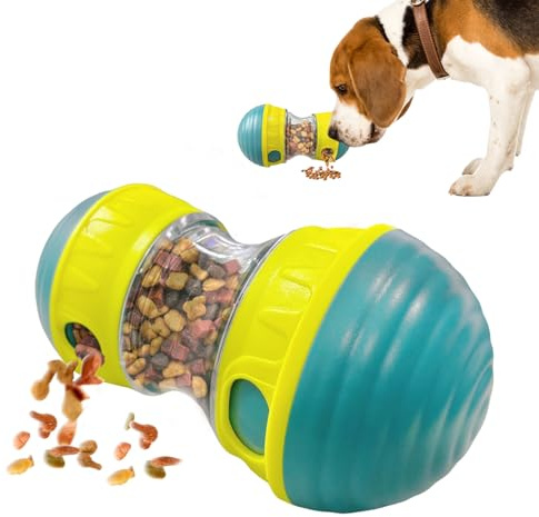 LURNODY Juguete Interactivo para Perros, Pelota Comida para Perros, DispensadorBolas para Perros, Juguete Indestructible para Cachorros, para Perro Mejora la Digestión para Perros de Todos Los Tamaños
