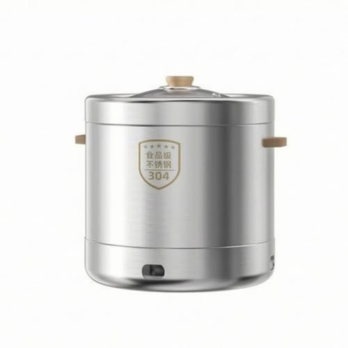 Jinhxofs Barbecue Cilindrico Acciaio Inox Set Completo Barbecue con Coperchio Ventilazione Inferiore Attrezzatura da Giardino