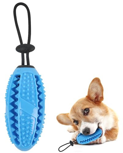 DDOXX Hund Kauspielzeug - Hundespielzeug, Dispensing, interaktive Haustier und Hund Puzzle-Spielzeug für Hund Langeweile, Welpen kauen Zahnen, und Geistige Stimulation- Blau