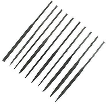 Jeweltool McGuinness Needle Files, Pack of 10, Silver
