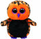 TY 7136089 7136089-Haunt-Eule schwarz/orange, 15 cm, Beanie Boos, Halloween, limitiert
