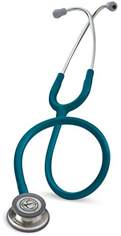 3M Littmann Classic III Estetoscopio con Grabado Gratuito y Linterna Pupilar de Regalo (Azul Carine)