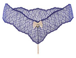 Bracli 2041 Perlenstring Sydney (einreihig) S, M, L in 4 Farben Größe M, Farbe Blau