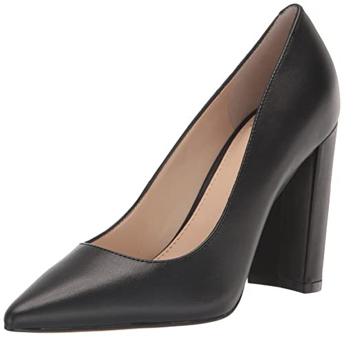 Marc Fisher LTD Damen Abilene Pumps, Schwarzes Leder 003, 39.5 EU