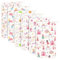 decalsweet 6 Stück Baby Spucktücher aus 100% Baumwolle, 50x30cm, Moltontücher Baby, Weich, Atmungsaktiv, Saugfähig, Mulltücher, Baumwollwindeln für Neugeborene, Geschenk (Prinzessin Schloss)