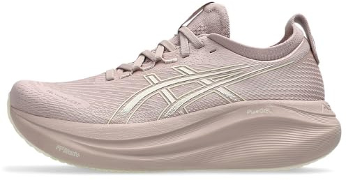ASICS Damen Gel-Nimbus 27 Sneaker, Fawn Birch, 39.5 EU
