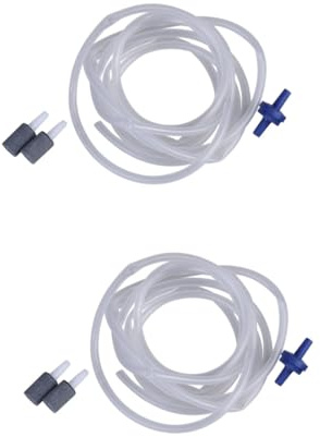 Ipetboom 2 uppsättningar + Bubble Stone Luftpump Akvarieslang Akvarieslang Akvarieslang Akvarieslang Akvarieslang 2 st * 2