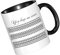 Taza de cerámica con mensaje secreto con asa, vaso de agua personalizado, regalo divertido para compañeros de trabajo, día de San Valentín