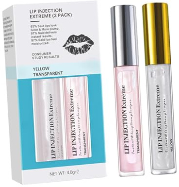 Veemoon Aceite Labial Hidratante 10Ml Pomada Labial Transparente Hidratante Niños y Adultos para Labios Secos Portátil