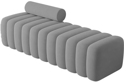 SDA287MZ Foyer Upholstered Fabric Shoe Changing Bench Long at the Foot of the Bed in the Bedroom with Backrest Mudroom(XXXX-Large)