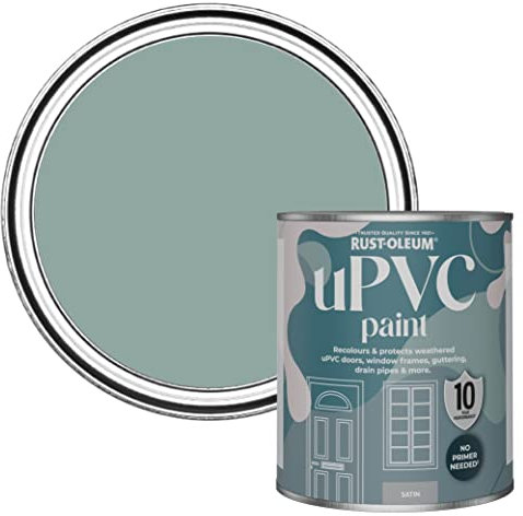 Rust-Oleum Blue uPVC Door and Window Paint In Satin Finish - Gresham Blue 750ml