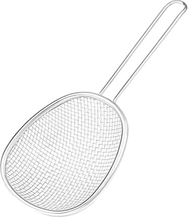 JISADER Coladores de malla gruesa/fina para cocina, colador de espagueti de pasta de acero inoxidable, malla de acero inoxidable, malla gruesa