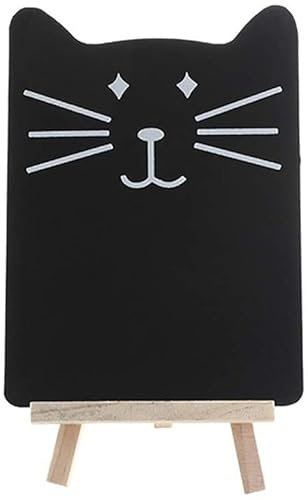 MekUk Lavagne Gesso Simpatico Mini Lavagna con Telaio in Legno, Creativo Home Messaggio Display tavola da Disegno tavoletta Ufficio con Supporto per la Cucina Domestica Outdoor Office School Wall (Co