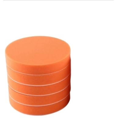 ZHLWei 5/10 st 5 125 mm bilputsning polerkuddar Platt skum vaxning Pad Kit Verktyg for bil polerare Buffer Auto Care polerkuddar