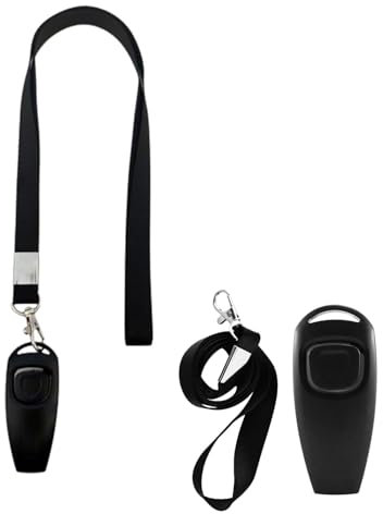 AORHOFJ 2 Stück Training Hundepfeife, Hundepfeife Vibrator Rückruf, Pfeife Antwort, Hund Antwort, Hundepfeife mit Antwort und Lanyard für Hundetraining