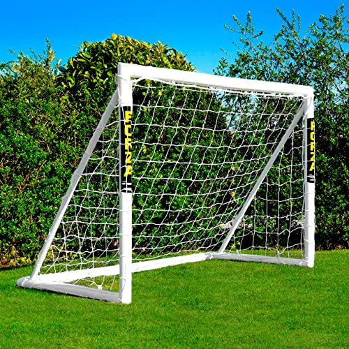 FORZA 6 x 4ft Kids Football Goal - The World’s #1 Garden Goal! | 100% UK-Made, 2 Min Setup, Unbreakable Goalpost + Target & Ball Bundle - Buy Once, Play Forever! (with Ball)