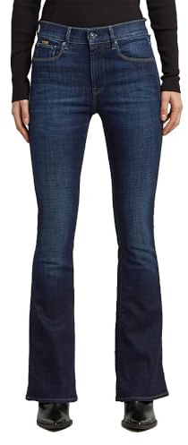 G-Star Jean évasé 3301 pour Femme, Multicolore (Worn in New Moon D21290-c051-h431), 30W / 30L