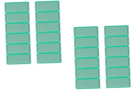 Alipis 2 Ensembles Plaque De Circuit Imprimé Double Face Kit De Prototypage Électronique Pour Bricolage Soudure Maintenance Compatible Projets Diy 12 Pièces * 2