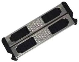Kit Riparazione Ricambio Piscina. Doppio gradino di sicurezza antiscivolo in acciaio inox A316. Viti incluse. per scala da piscina di larghezza 50 cm.