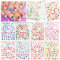 HOWAF 1200+ Sommer Nagel Sticker Set, 3D Nail Art Stickers Makeup Nageldesign Zubehör für Frauen Mädchen, Selbstklebend Hawaii Tropisch Flamingo Meerestier Palmen Hibiskus Blumen Tiki Nagelaufkleber