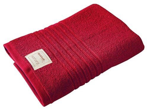 Dyckhoff Frottierserie 'Nature' Handtuch 50 x 100 cm Amarena - Rot