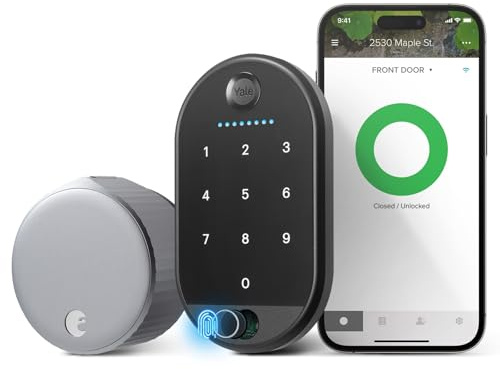 Yale August Wi-Fi Smart Lock with Keypad Touch in Silver