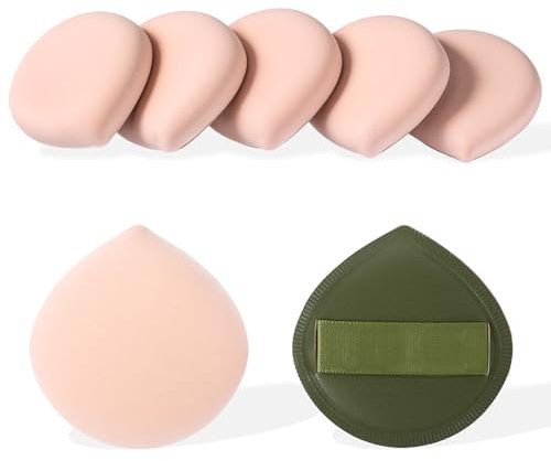 Make Up Schwamm 5 Stück Makeup Sponge Foundation Blending Beauty Sponge, Make Up Sponge, Makeup Schwamm für Flüssigkeit, Creme und Puder, Latexfrei und Vegan Makeup Schwämme