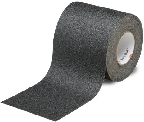 3M Safety-Walk Slip-Resistant General Purpose Tapes & Treads 610, Black, 6 in x 60 ft Roll