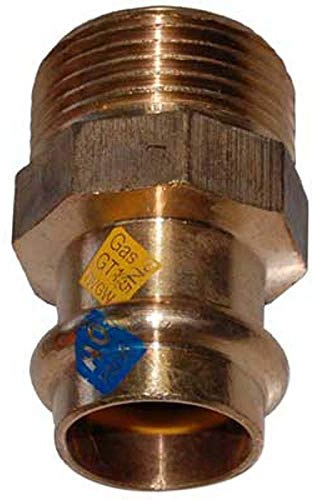 Vds Raccordo Bronzo Diritto Maschio A Pressare 15 X 1/2