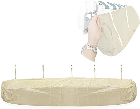 Markisen-Schutzhülle, Regendach, Aufbewahrungstasche, 420D, für den Außenbereich, Schattenschirme, Zubehör, passend für 3,6 m x 3 m, einziehbare Markise (Gelb)